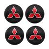 4pcs 56+60mm Car Wheel Center Cover Hub Caps Stickers For Mitsubishi Outlander Lancer Ex Evo L200 Colt Pajero Galant Accessories UG2