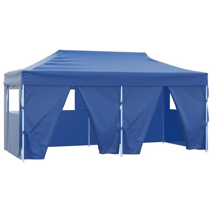 VidaXL Tente de Réception Pliable avec 4 Parois Tonnelle de Jardin Tonnelle de Patio Pavillon de Terrasse Auvent d'Extérieur 48865