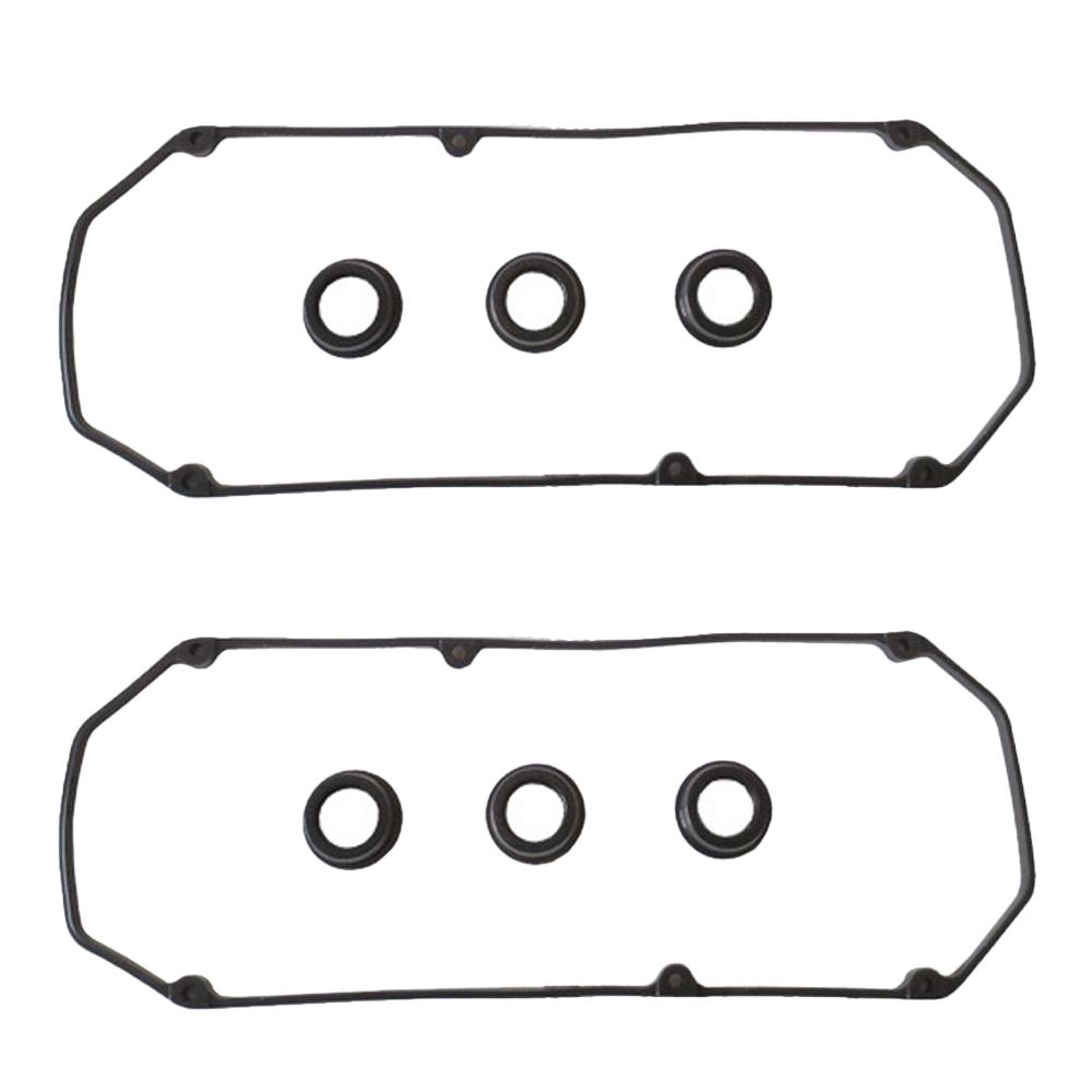 8pcs/set MD303148 Black Valve Cover Gasket Set Rubber for Mitsubishi Pajero Sport V43 V73 6G72 ENGINE MD198128