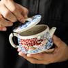 Household Ceramic Fish Play Hanwa Teapot Chinese Style Tea Pot Single Pot Puer Tea Kung Fu Tea Set