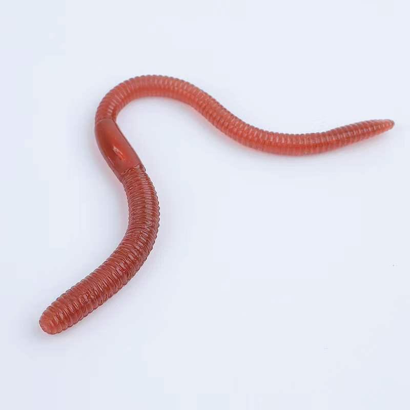 Modelo de Insecto Simulado 5G de 18 cm Goma Suave TPR Animal Pequeño Gusano Largo Falso