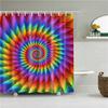 Decorative Geometric Geometry Merry Christmas Bohemian Shower Curtains Bathroom Curtain Fabric Waterproof Polyester With Hooks