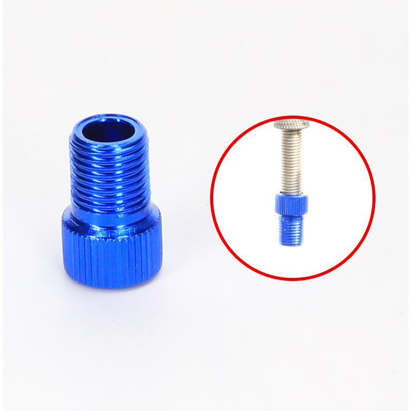 1PC Aluminum Alloy Bike Valve Adapter Convert Presta To Schrader Valve Bicycle Pump Air Nozzle Tube Tools Bicycle Accessories
