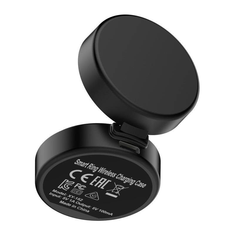 Custodia di Ricarica Portatile Compatta con Cavo USB-C Compatibile per Oura Ring Gen3