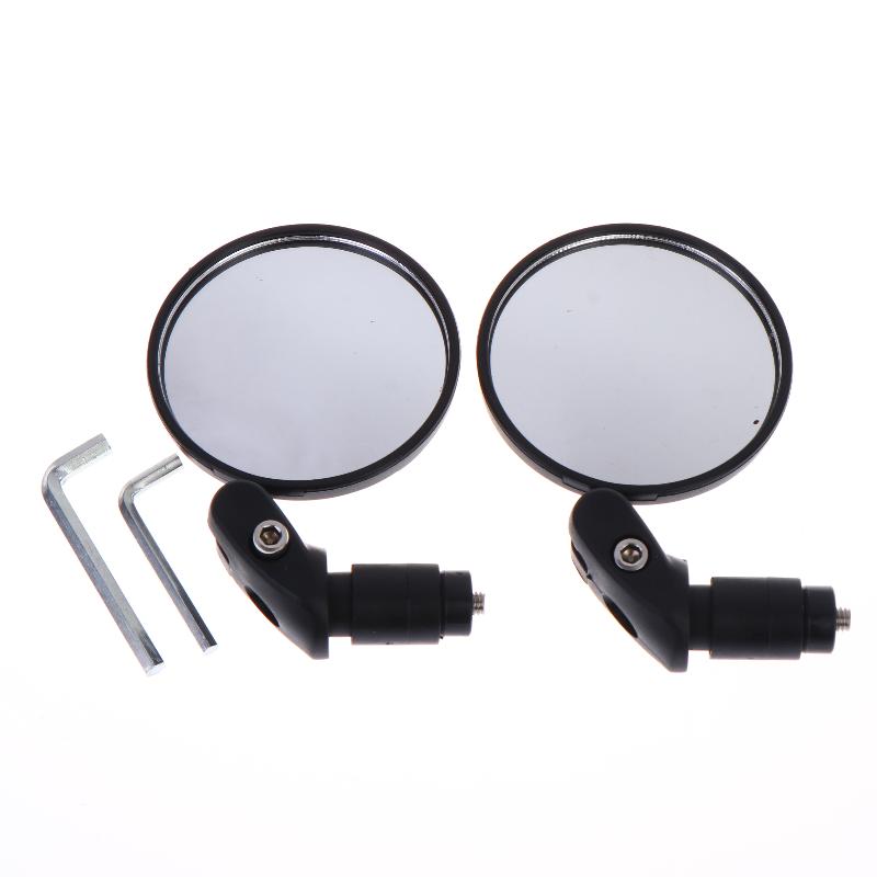 1/2Pcs  Rearview Handlebar Mirrors Rotatable For Mountain Road Bike Motorcycle Bendable Hose Adjustable Rearview Mirror