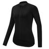 Womens Cycling Long Sleeve Jersey Breathable Moisture Wicking Performance Top Road Bike Riding