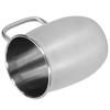 1000ml Stainless Steel Wine Bar Beer Mug Water Cup with Handle Portable Coffee Cup Drinkware