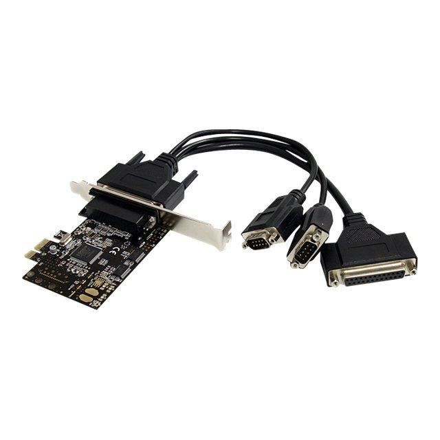 Carte combo série/parallèle PCI Express 2S1P - STARTECH - PCIe profil bas