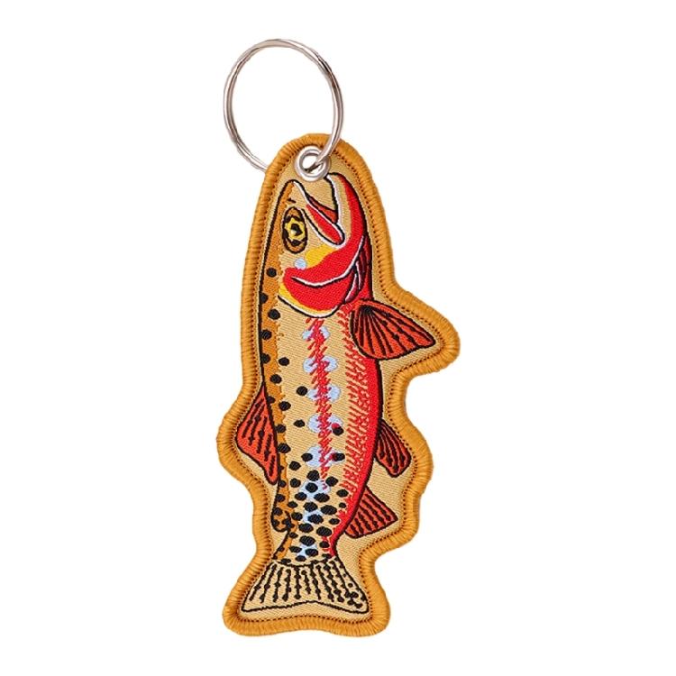 Portachiavi Pesce in Stoffa Creativo Decorazione Animale Portachiavi a Tema Ciondolo per Borsa Ottima Aggiunta di Fascino alle Chiavi o alle Borse