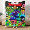 Brawl Stars Blanket Soft Warm Cozy Suitable for Livingroom Bedding Couch for All Seasons Modern Style Perfect Gift for Relatives and Friends