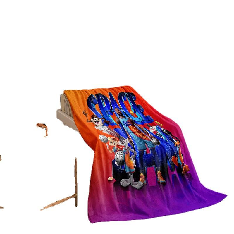 Cartoon Basketball Star Series Double-Sided Flannel 3D Digital Printing Blanket Blanket