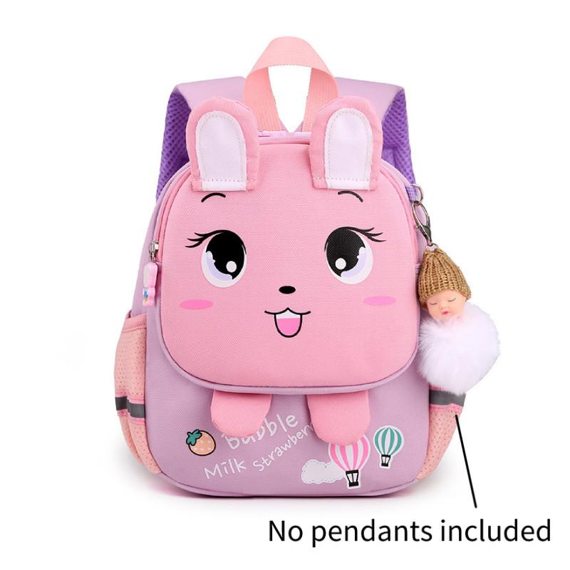 Lovely Kindergarten Kids Backpack Oxford Anti-lost Boys Girls School Bag Lightweight