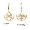 Bohemian Flower Filigree Drop Earrings Stainless Steel Waterproof Dangle Earring Women Ethnic Jewelry Valentine Gift