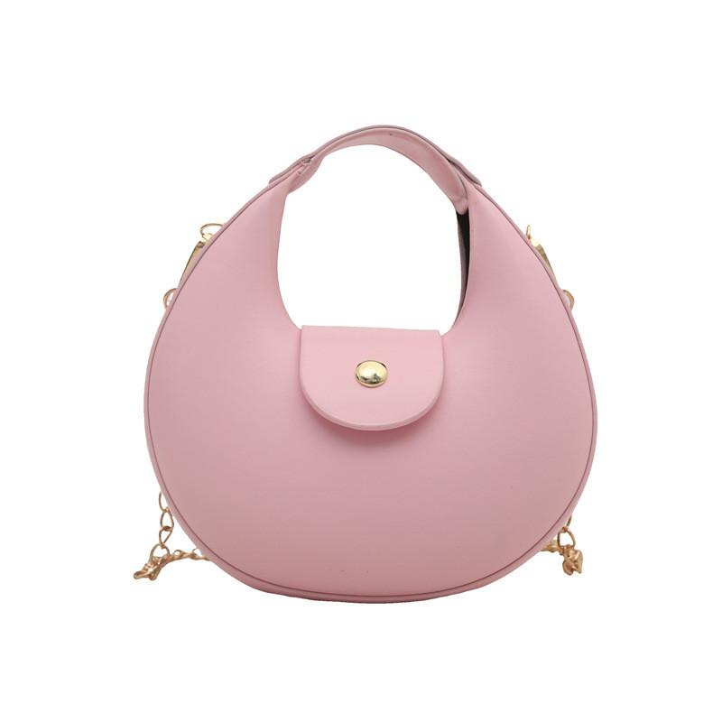 Pu Material Crescent Bag For Women With Zipper Closure And Stitching Detail For Daily Use