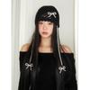 Pearl Bow, Hollow Knitted Wool Cap, Korean Version, Ins, Wrap Cap, Fashion, Hat, Versatile, Show Face Small