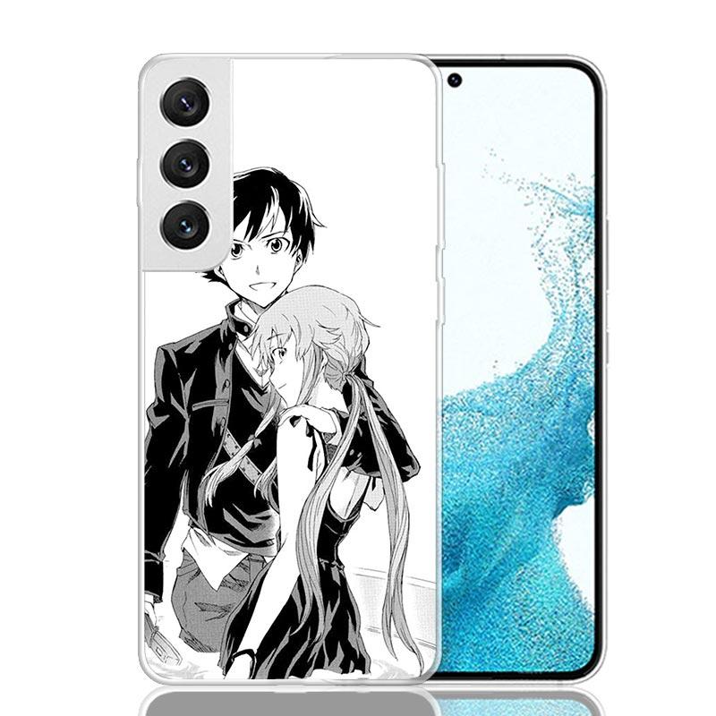 Mirai Nikki Gasai Yuno Anime Phone Case For Samsung Galaxy S25 S24 S23 S22 S21 FE S20 Ultra S10 Plus Art Customized Coque Capa S