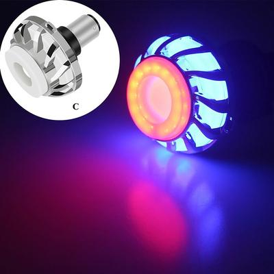 Angel Eye Tail Motorcycle Warning Lamp High Brightness RGB with Flash Tail Brake Rear Lights Motorcycle Modified