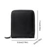 Pu Leather Men's Business Wallets Black Short Billfold Purse Fashion Men's Fold Wallets  Gift
