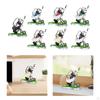 Golf Bag Miniature Pen Holder Souvenir 20x12x20cm Decorative Desk Toy for Home Office Book