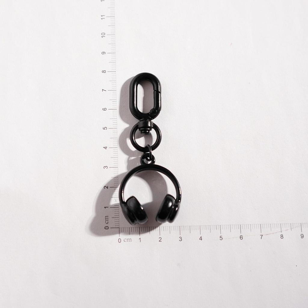 Cute Cartoon Earphone Keychain Pendant and Bag Charm