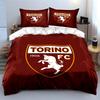 "Red Torino FC Bedding Set" Bedding Duvet Cover Set Duvet Cover Pillowcases  (1 * Duvet Cover 2 * Pillowcases, Without Duvet Insert)