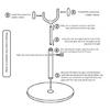 Multiuse Adjustable Doll Display Holder For Home Display and Store Exhibition Slip Resistant Crotch Grip Doll Organizer