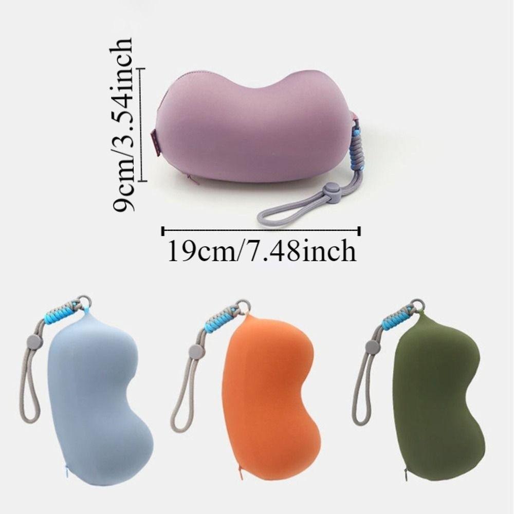Mini Sleeping Neck Pillow Elasticity U-shaped Pillow Solid Color Slow Rebound Pillow  Men Women