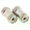 SO-239 UHF Female To Female RF Coax Cable Adapter Connector Plug For PL-259