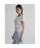 8SECONDS Color Block Stripe Lecture Short Sleeve T-Shirt Ivory