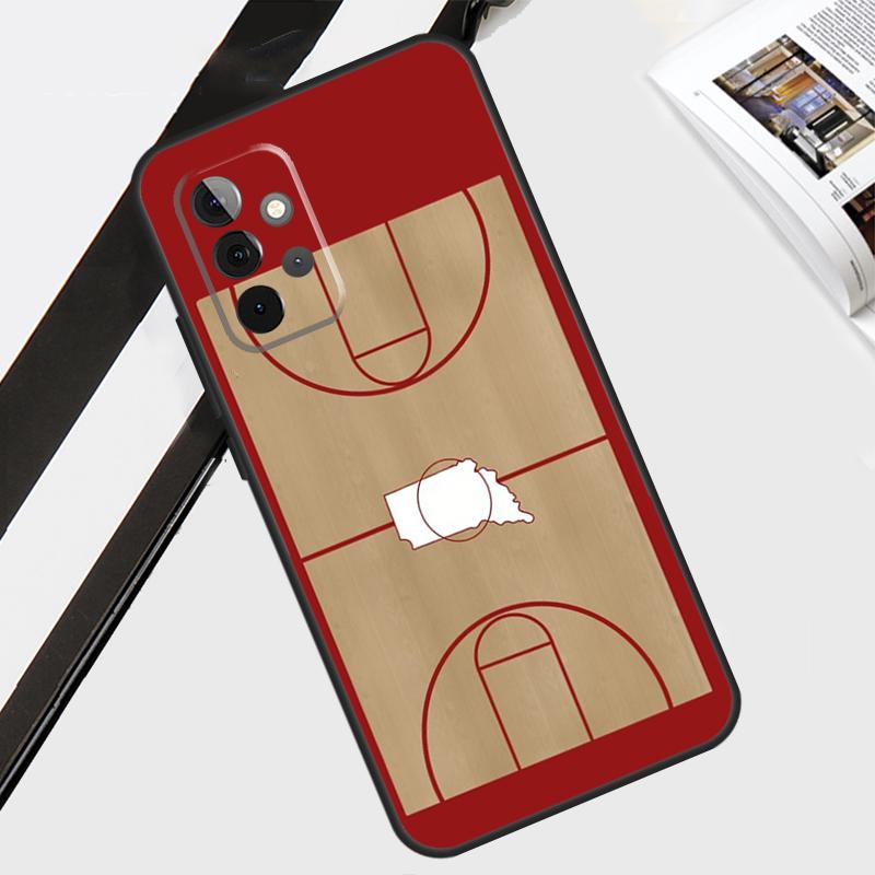 Basketball Court Case For Samsung Galaxy A06 A56 A36 A26 A16 A54 A34 A14 A12 A22 A32 A52 A13 A53 A15 A35 A55