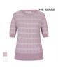 MESENSE Patterned Knit Short Sleeve Knit_Mb45Knmg15Z