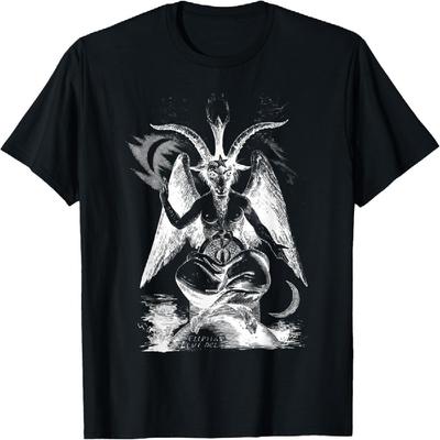 Baphomet T-Shirt. Sigil of Baphomet Ziegenkopf Satan T-Shirt