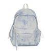 Schoolbag High Value Ins Tie-dye Backpack Women's 1011 New Large-capacity Junior High School Student Schoolbag Commuter Computer Backpack
