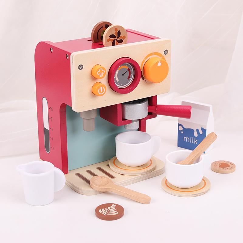 Children s Wooden Afternoon Tea & Dessert Set - Role-Playing Kitchen Toy