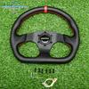 13inch Universal D Shape Racing Leather Flat Sim Sport Steering Wheel for Game Car Accessories