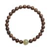 Natural Agarwood Bracelet for Men and Women, Zodiac Buddha, Hetian Jade Lotus Couple Bracelet