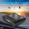 Solar Power Car Tire Pressure Monitor LCD Display DC 5V Digital Tire Pressure Sensor USB Charging 400mAh Automobile Accessories