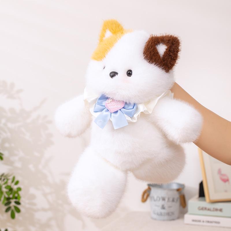 Run Series: Running Bear & Calico Cat Plush Toy Backpack for Children