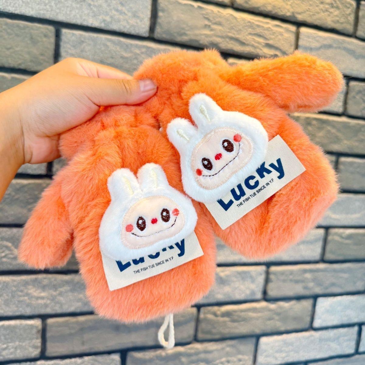 Plush Fleece-Lined Winter Gloves for Kids - Anti-Freeze, Thick and Warm Age 2-8
