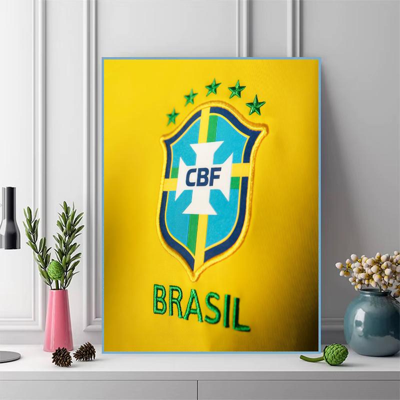 CBF Brasil Pattern 3pcs 100% Round Full Drill 5D DIY Diamond Painting Embroidery Cross Stitch Rhinestone Décor