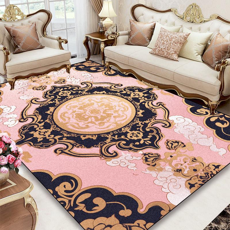 Living Room European Style Carpets Large Area Sofa Area Rugs for Bedroom Decoration Cloakroom Floor Mat Non-slip Entrance Carpet