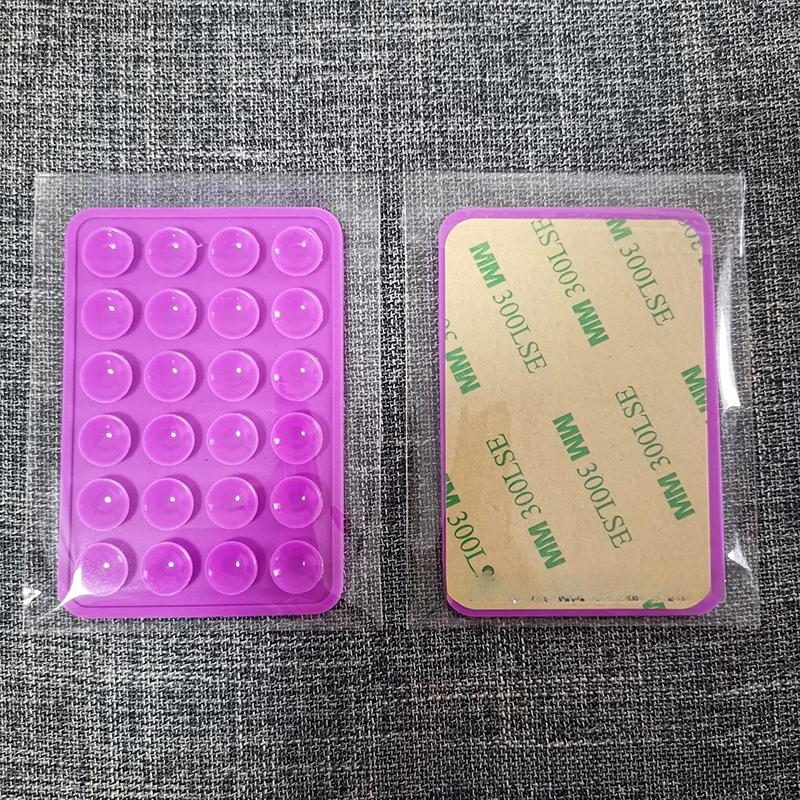 1Pcs Reusable Adhesive Pads Silicone Suction Cups Non-Slip Cell Phone Holders Travel Accessories"