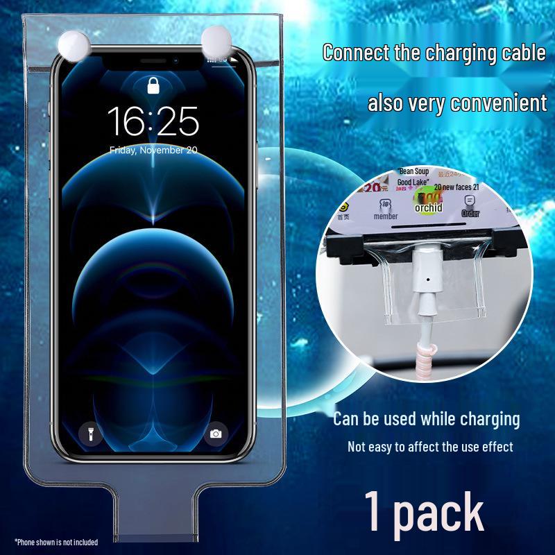 Rechargeable Waterproof Touchscreen Phone Pouch - Ideal for Riders and Photographers
