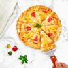 10x Pie Server Cake Holder Transfer Triangular Spade Spatula for Pizza Cake Baking Wood Wooden Handle Shovel Stainless Steel