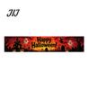 Halloween Gårddekorationer Hegnsbanner, 118 x 20 Tommer Stort Gårdskilt Banner Flag, Skræmmende Vejrbestandige Festbanner Baggrund Ophæng