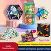 3D Geometric Magnetic Rubik's Cube: Endless Puzzle Toy for Kids' Cognitive Development