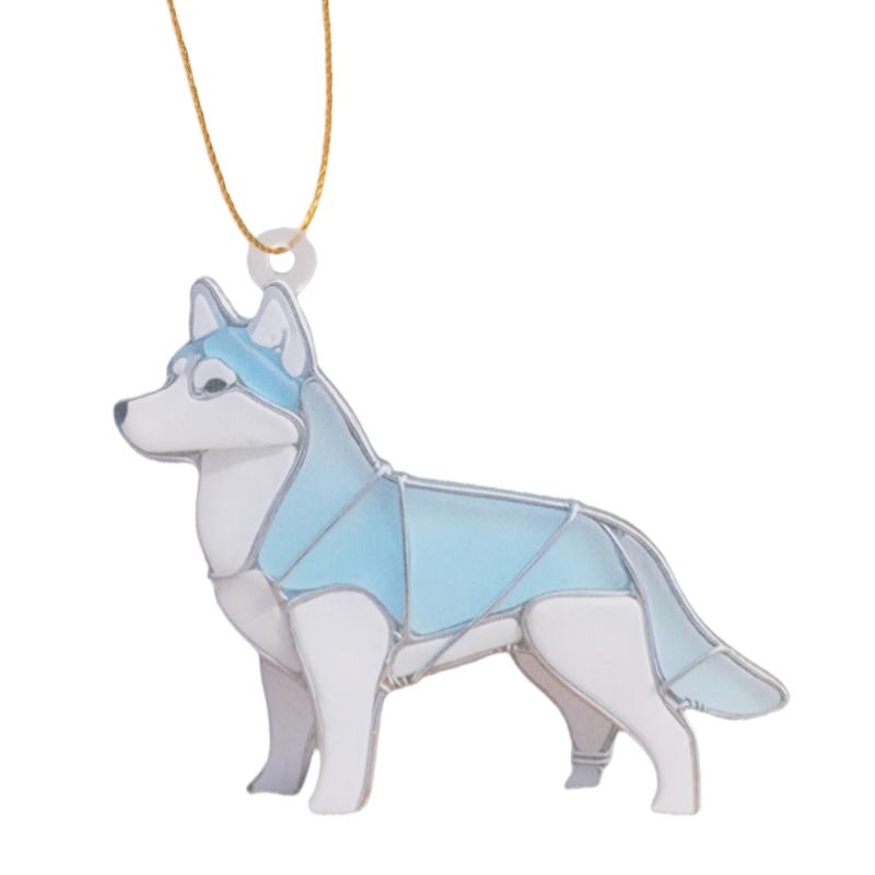 Creative Dog Light Catcher with Festival Color Accent Creating Holiday Charm for Any Window Decoration Occasion