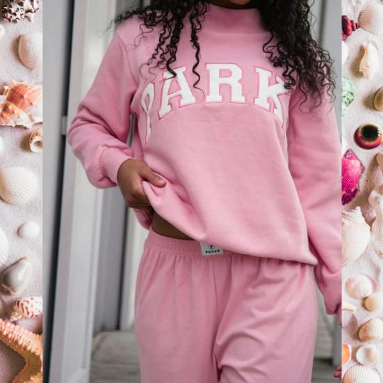 Women's Casual Embroidered Long Sleeve Sweatshirt Hoodie
