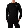 Emporio Armani EA7 FW22 Logo Print Crew Neck Long Sleeve Sweatshirt Men Sweatshirt Black 6LPM69-PJEQZ-1200