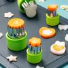 9pcs/set Star Heart-shaped Vegetable Cutter Plastic Handle Portable Cooking Tools Stainless Steel Fruit Cutting Kitchen Utensils